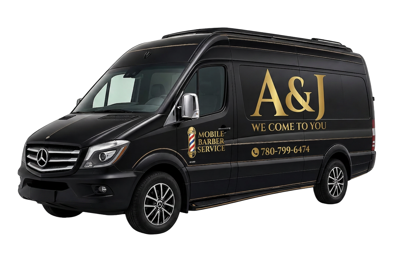 A&J mobile barber van